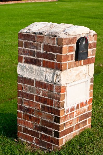 Brick Mailbox Installation in Bella Vista